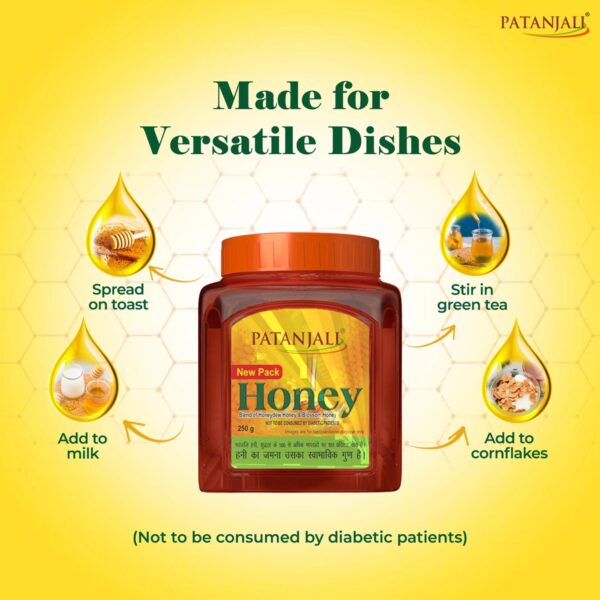 Patanjali Pure Honey: Nature's Golden Sweetness - Image 3