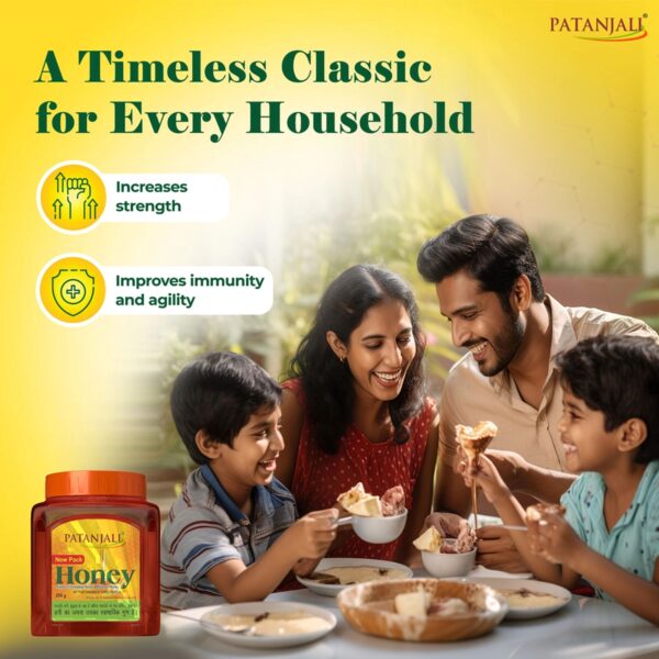 Patanjali Pure Honey: Nature's Golden Sweetness - Image 2