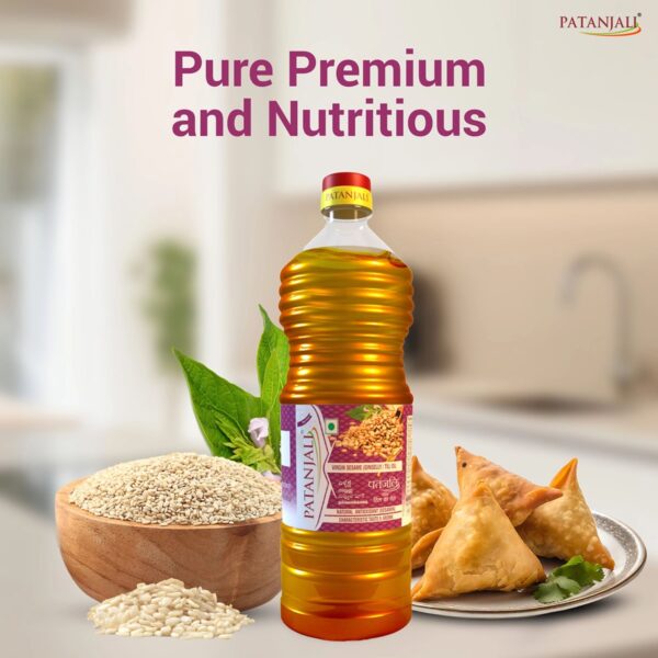 Patanjali Virgin Sesame Oil: Nature's Culinary Nutrient - Image 5