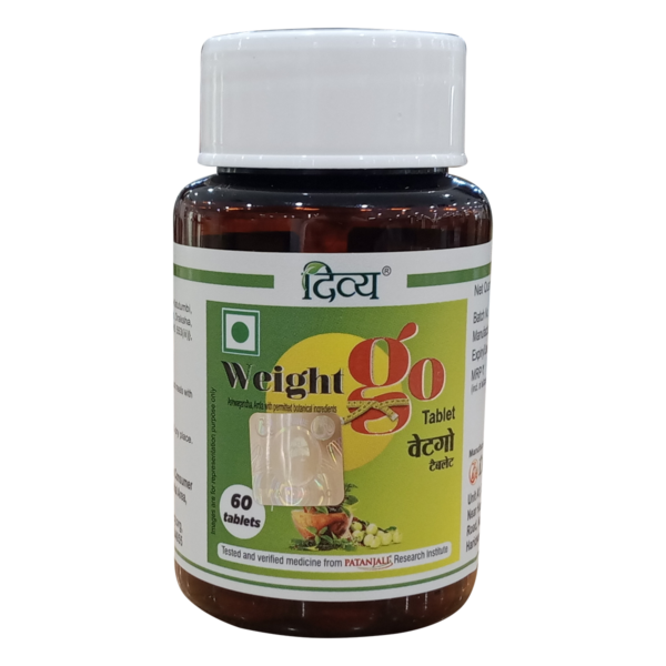 Patanjali Divya Weight Go Tablets 60 pack