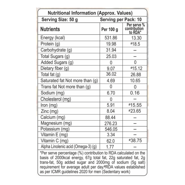 Mix Dry Fruits, Berries & Seeds: Nutritious Snack for Every Day - Image 2